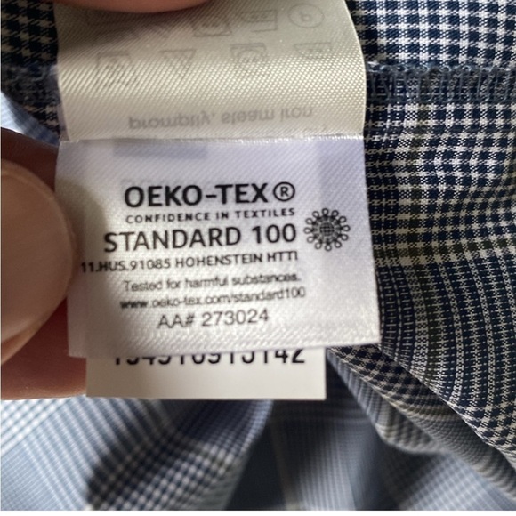 NWT Van Heusen Stain Shield Dress Shirt Size 17-17.5” 34/35 - Picture 12 of 13